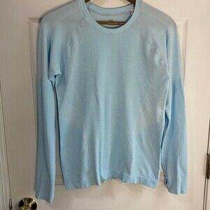 Sweaty Betty Athlete Seamless Workout Long Sleeve Top - size Medium